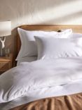 John Lewis Soft & Silky Specialist Temperature Balancing 400 Thread Count Cotton Bedding, White