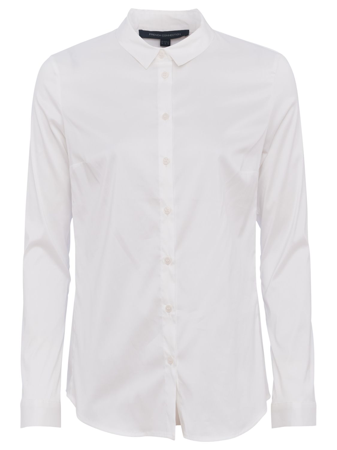 French Connection Degas Cotton Shirt, Summer White