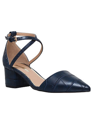 Miss KG Ava Cross Strap Court Shoes, Navy