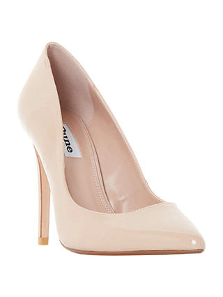 Dune Aiyana Pointed Toe Court Shoes, Nude