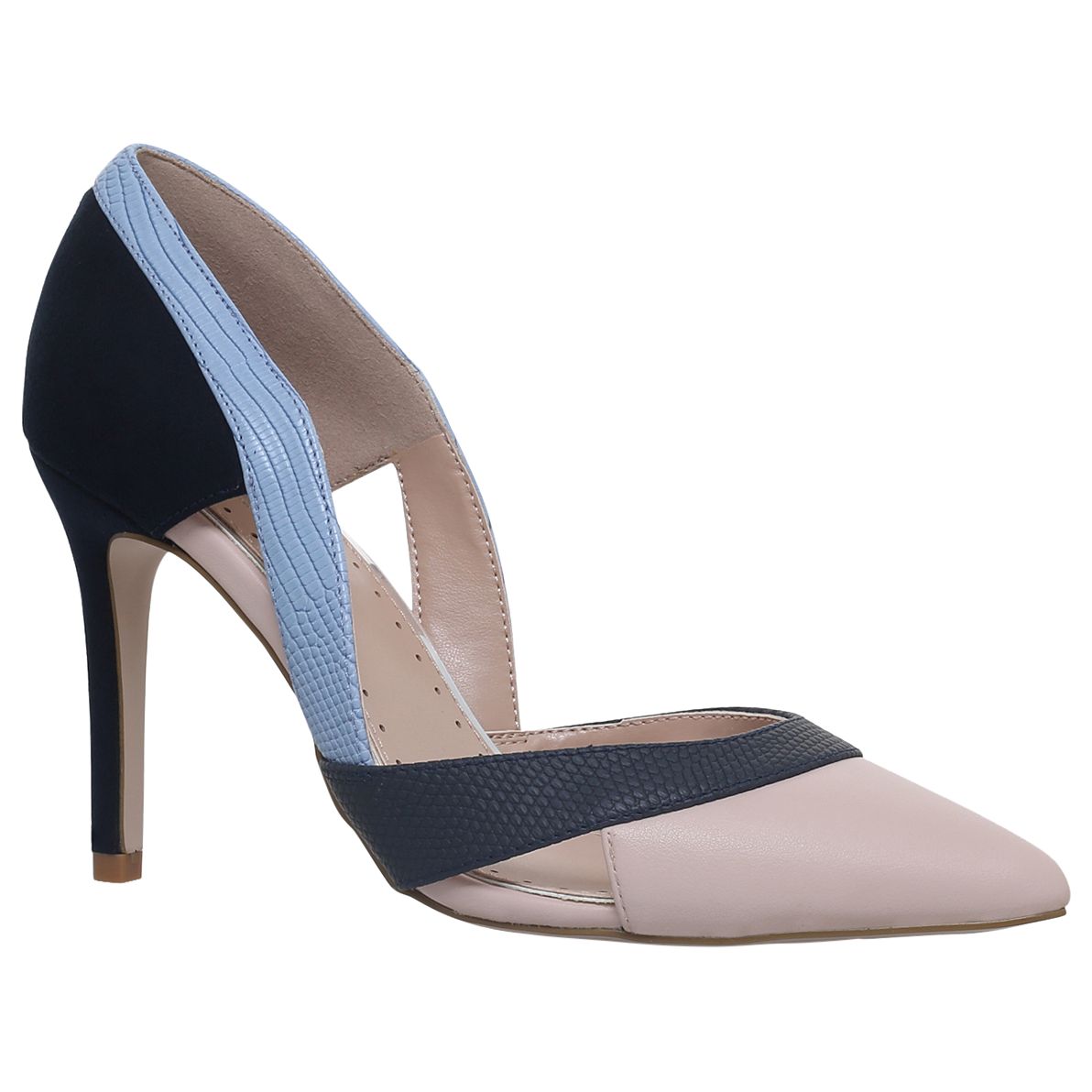 Miss KG Ceile Pointed Toe Court Shoes, Nude