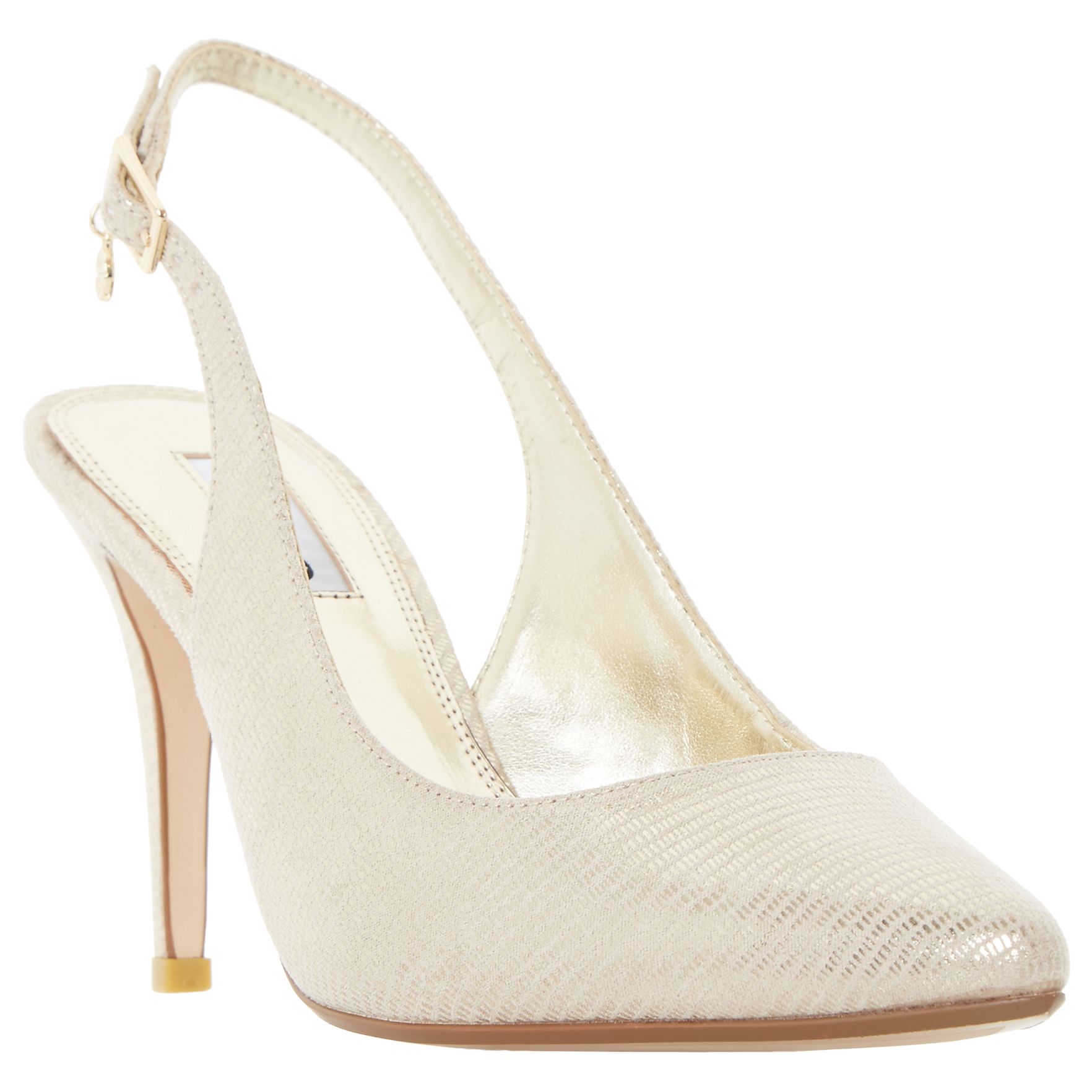 Dune Cathy Slingback High Heel Court Shoes at John Lewis & Partners