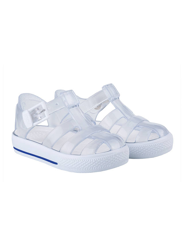 IGOR Children's Tenis Jelly Shoes, White at John Lewis & Partners