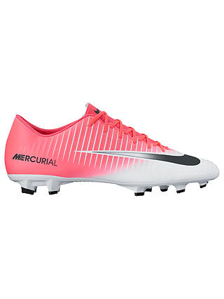 Nike Mercurial Victory VI FG Men's Football Boots, Pink/White