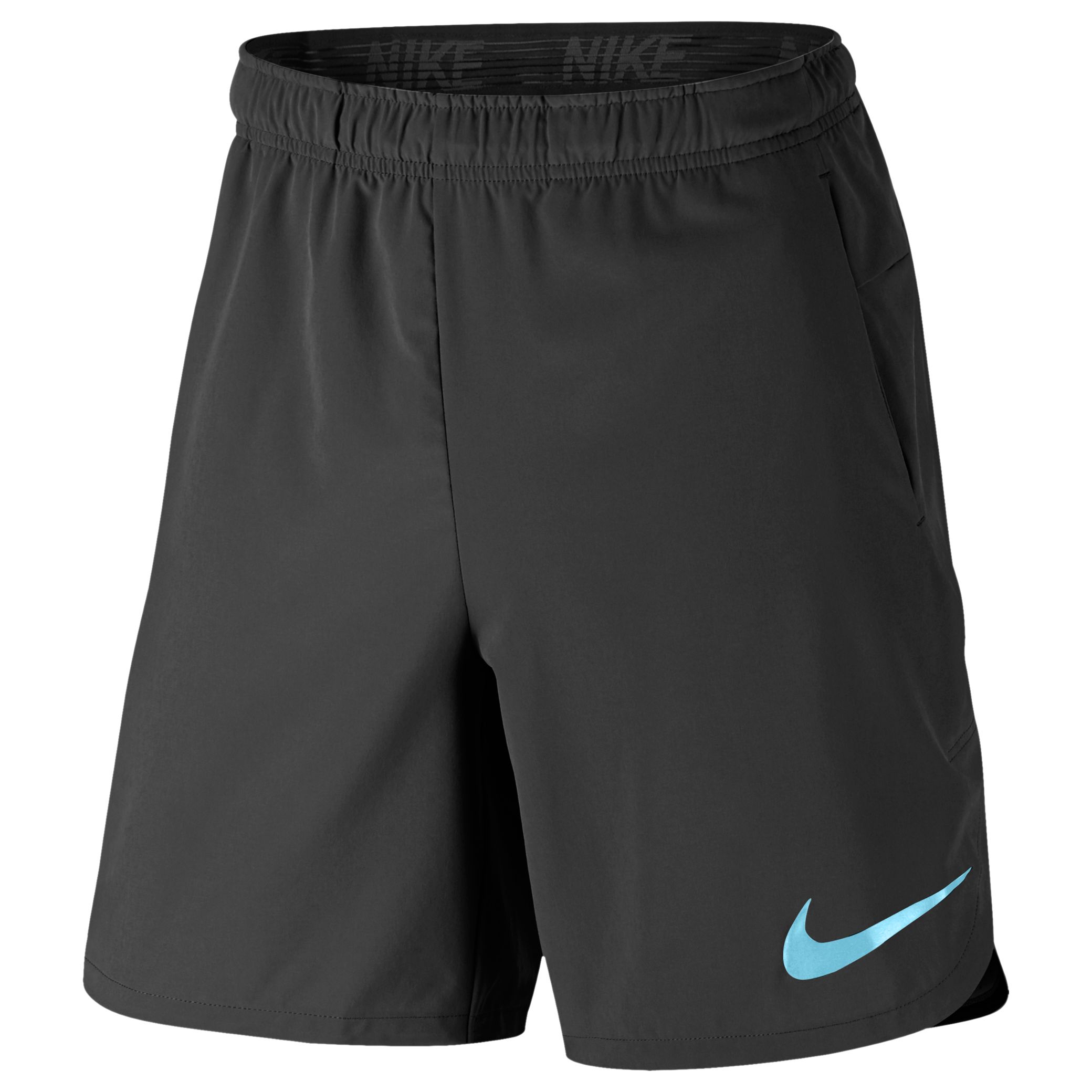 Nike Flex Training Shorts, Black/Blue, L