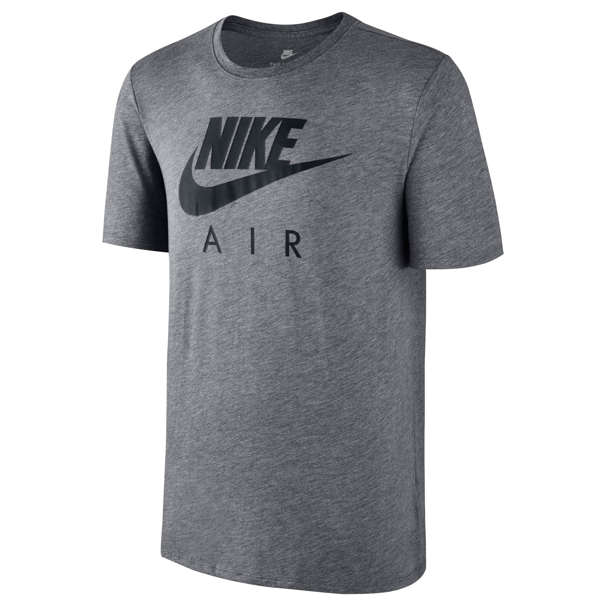 Nike Sportswear Air T-Shirt, Carbon Heather/Black, L