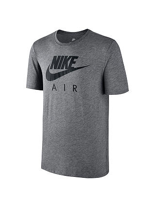 Nike Sportswear Air T-Shirt, Carbon Heather/Black
