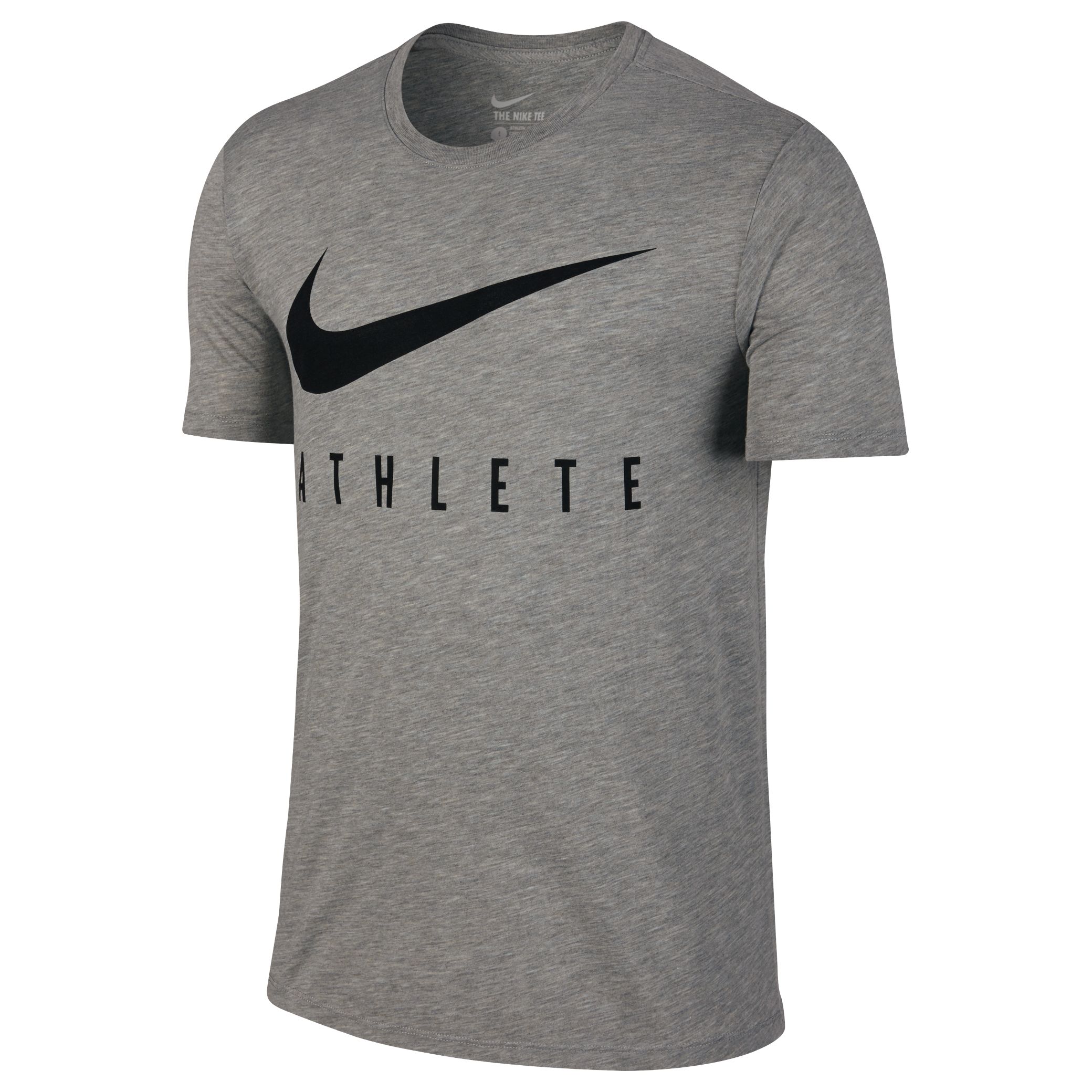 Nike Dri-FIT Athlete Training T-Shirt, Grey Heather, S