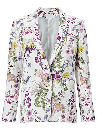 Miss Selfridge Lark Print Jacket, Multi