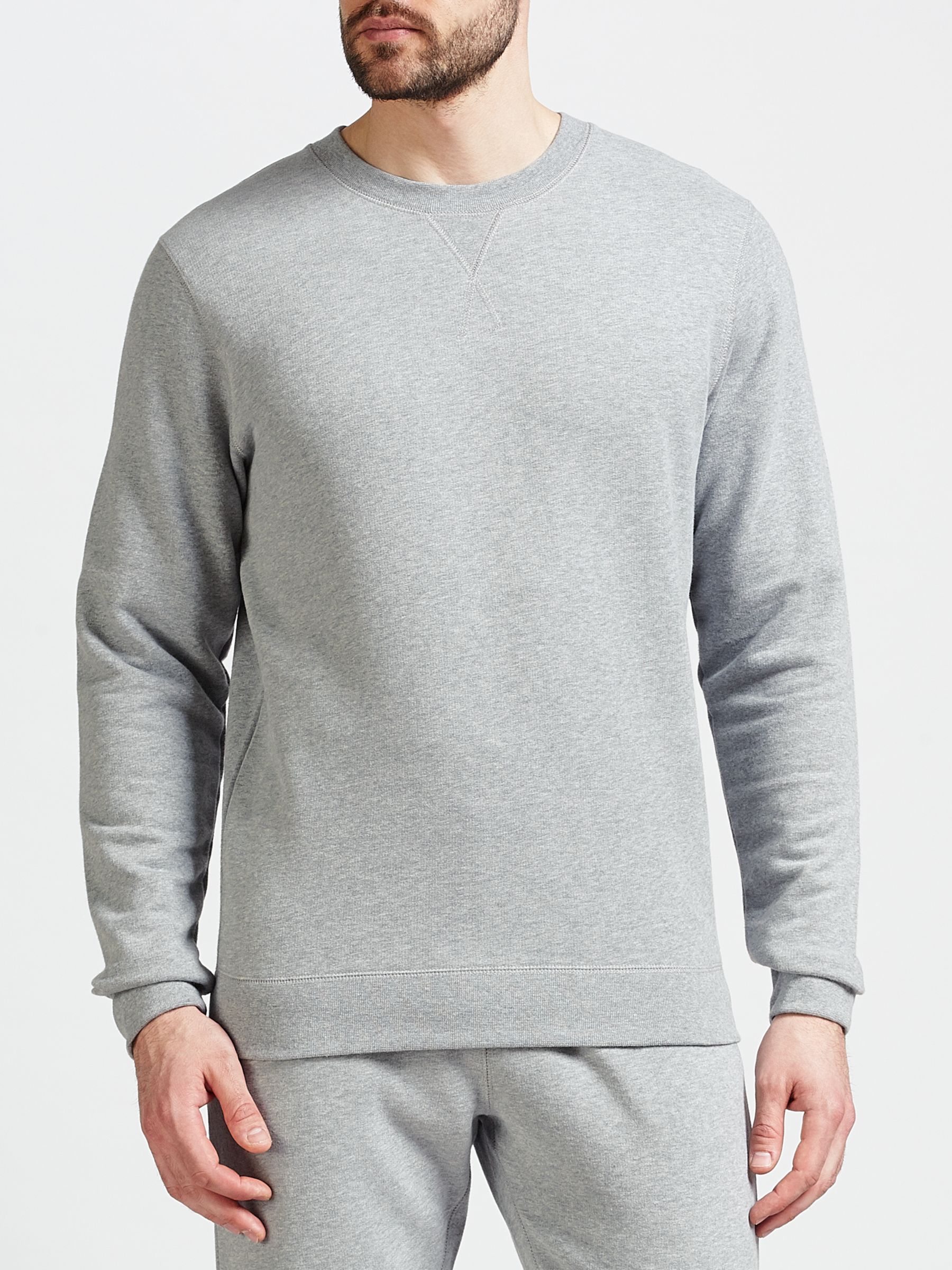 Sunspel Cotton Sweatshirt, Melange