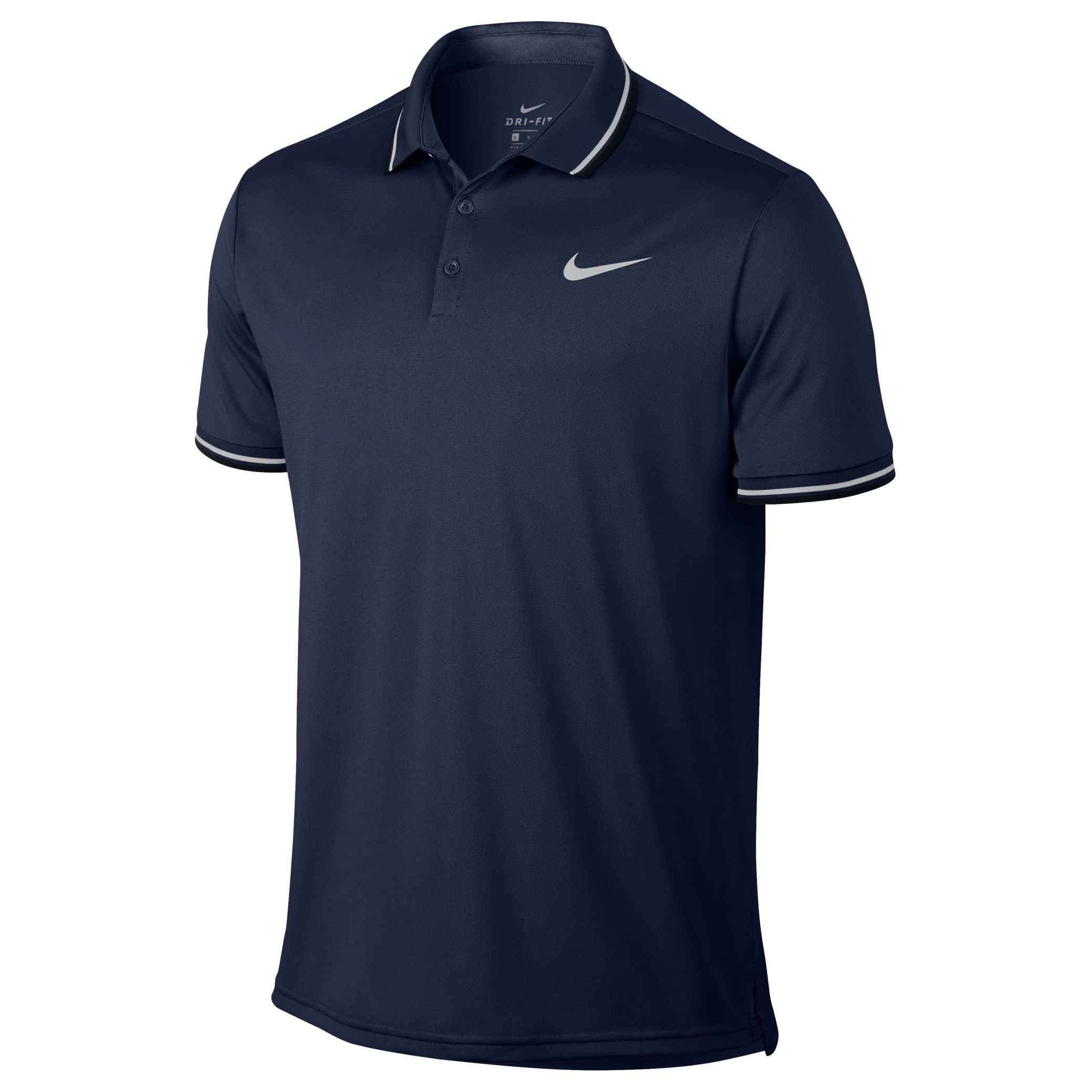 Nike Court Dry Tennis Polo Shirt, Navy, S