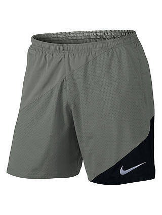 Nike Flex 7" Men's Running Shorts, Grey/Black