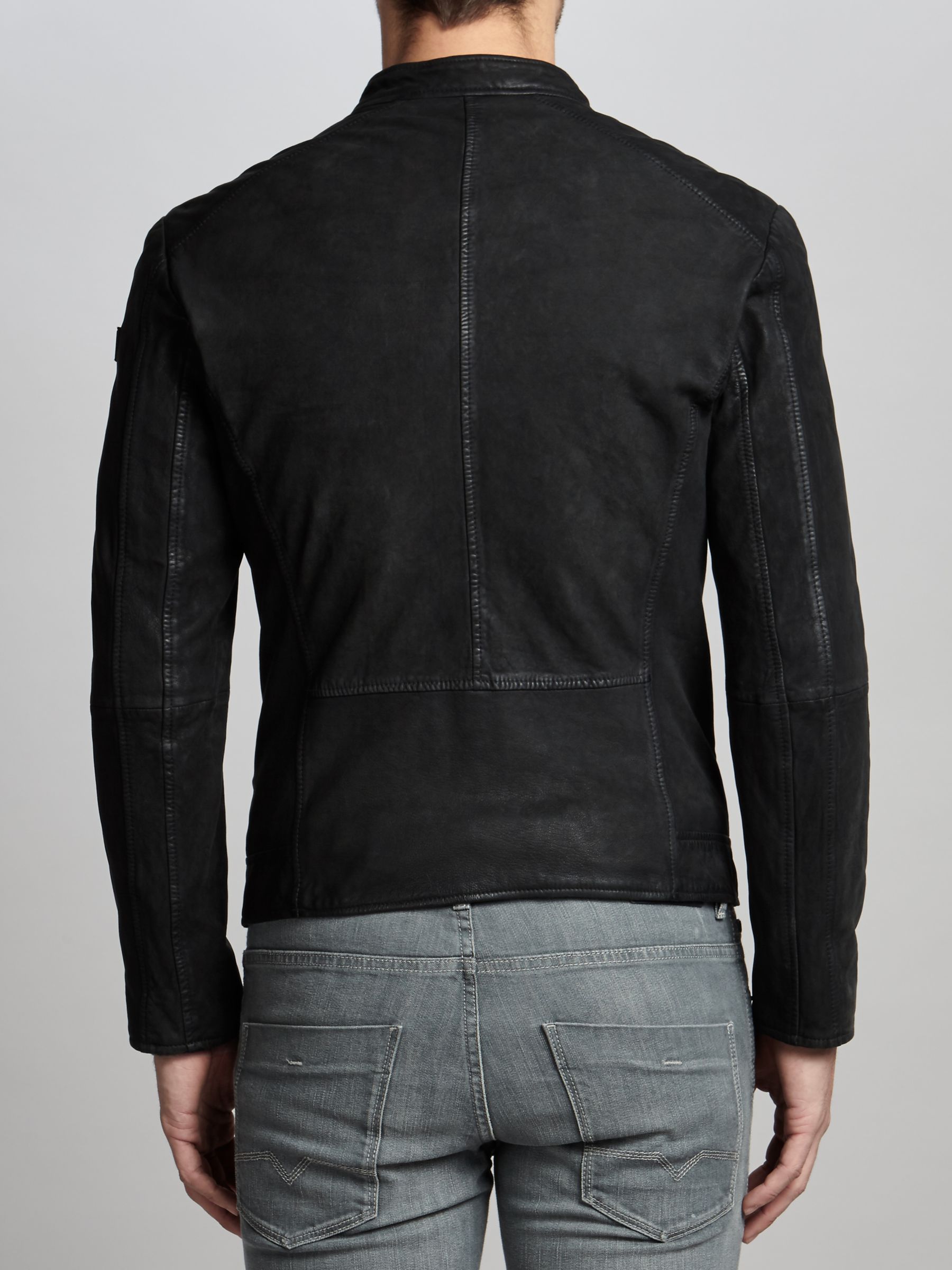 hugo boss biker jacket