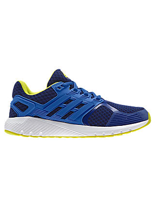 adidas Duramo 8 K Lace-Up Children's Trainers, Blue/Yellow