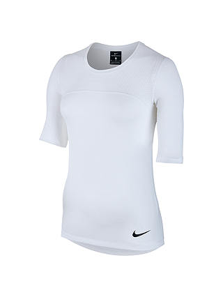 Nike Pro Hypercool Training Top, White/Black