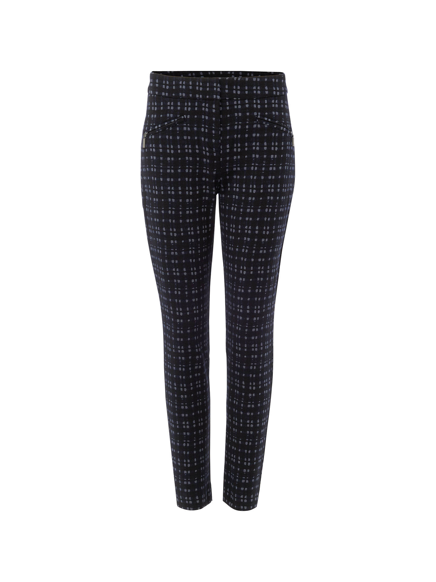Phase Eight Alice Invisible Zip Trousers, Multi at John Lewis & Partners