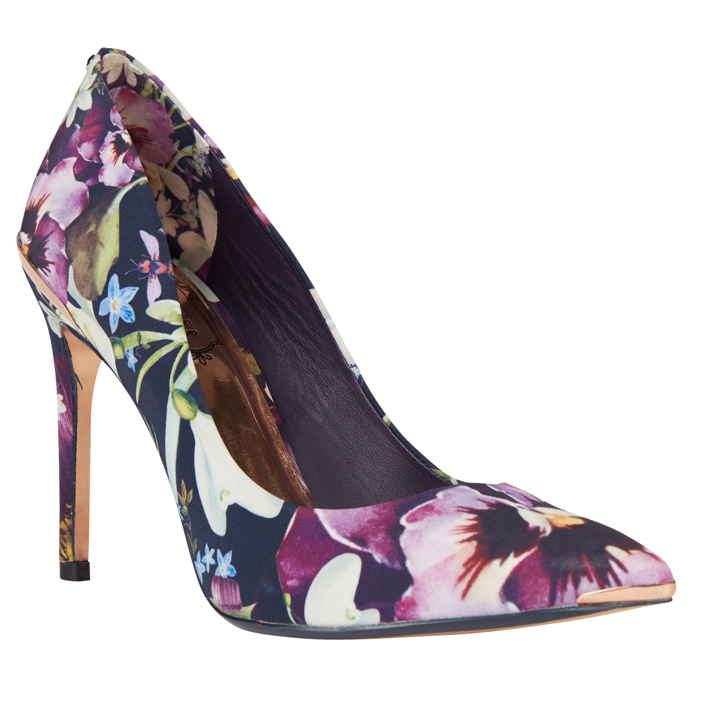 Ted Baker Kawaap Entangled Enchantment Stiletto Court Shoes, Multi