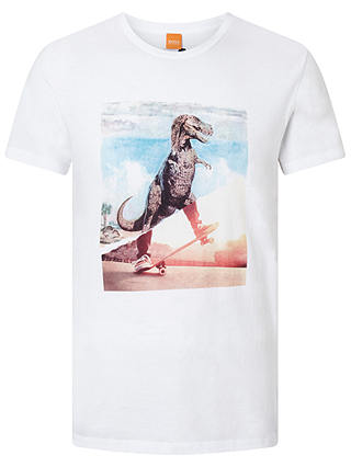 BOSS Orange Tintype 4 Skating Dinosaur T-Shirt