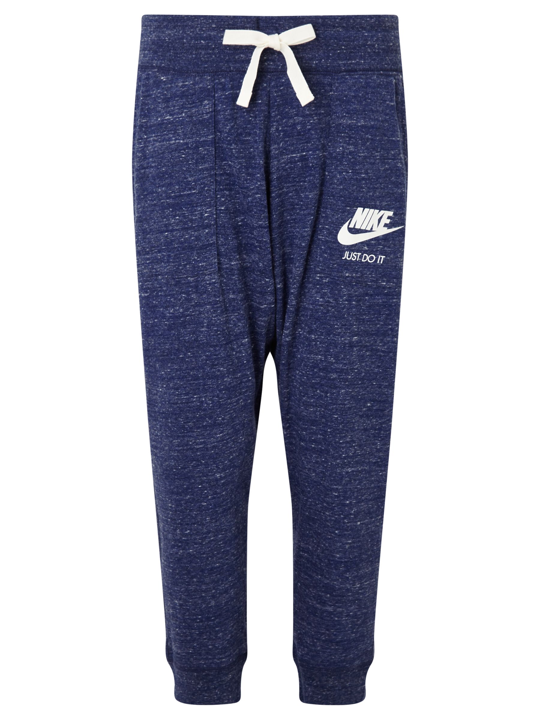 Nike Cotton Capri Pants, Blue at John Lewis & Partners