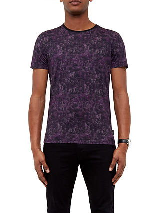 Ted Baker Crafter Abstract T-Shirt, Purple
