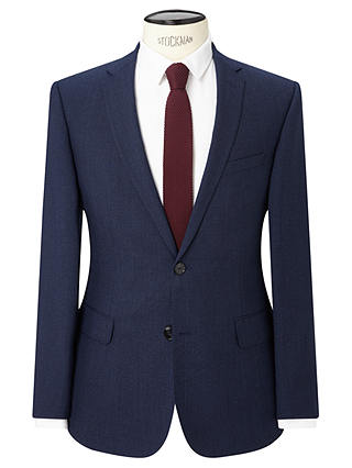 Kin Alma Semi Plain Slim Fit Suit Jacket, Blue