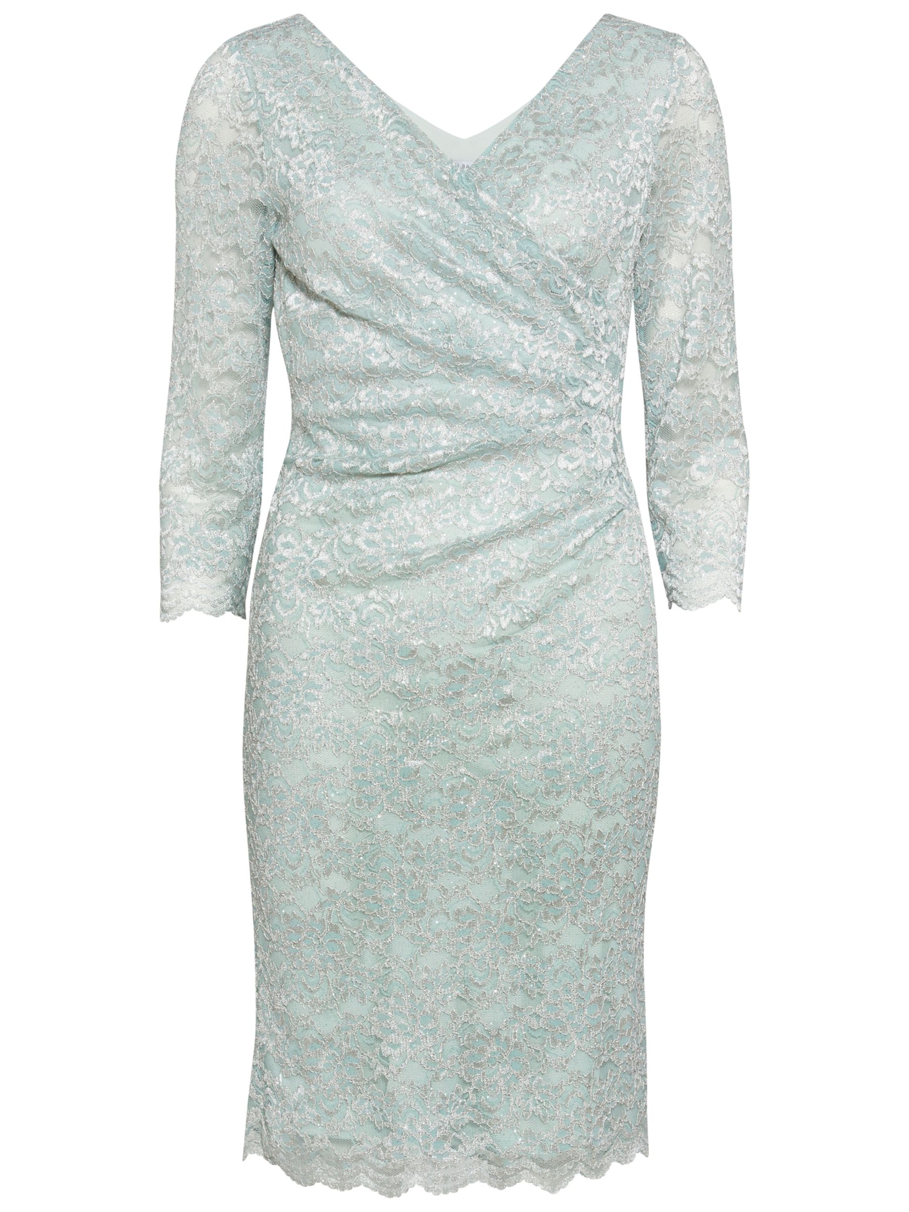 Gina Bacconi Stretch Glitter Dress, Eau at John Lewis & Partners