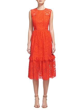Whistles Rosie Lace Panel Dress