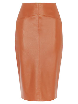 Karen Millen Faux Leather Collection Skirt