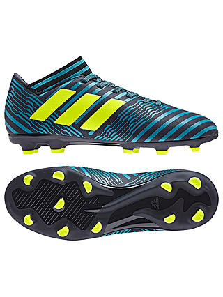 adidas Children's Nemeziz 17.3 FG Football Boots, Black/Blue