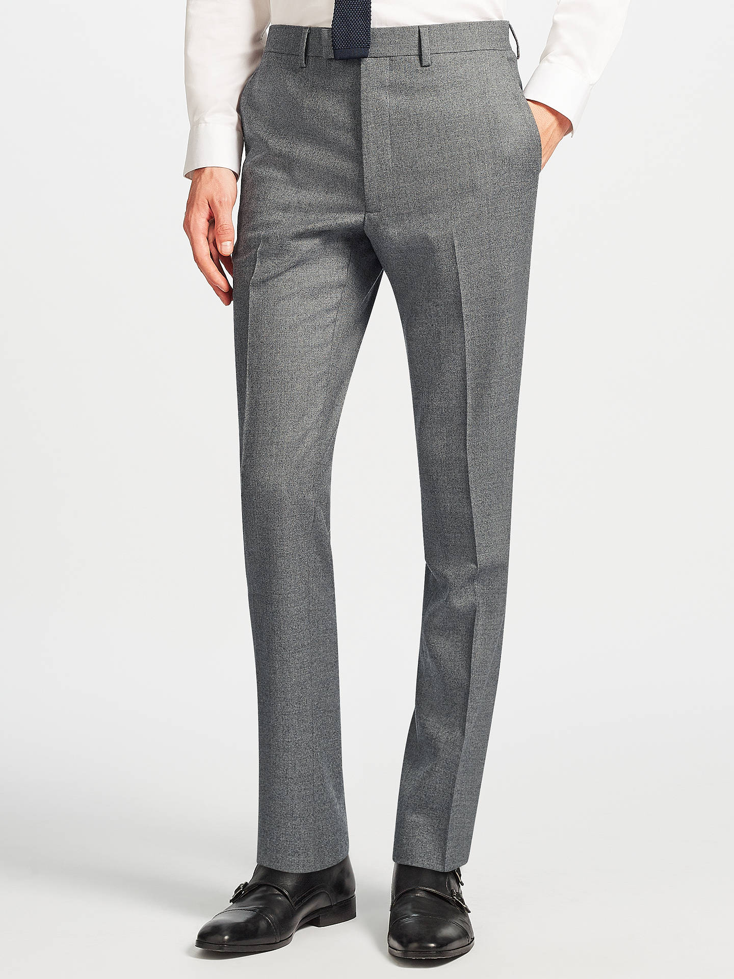 Kin Clifton Slim Suit Trousers, Grey at John Lewis & Partners