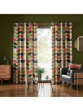 Orla Kiely Multi Stem Pair Lined Eyelet Curtains