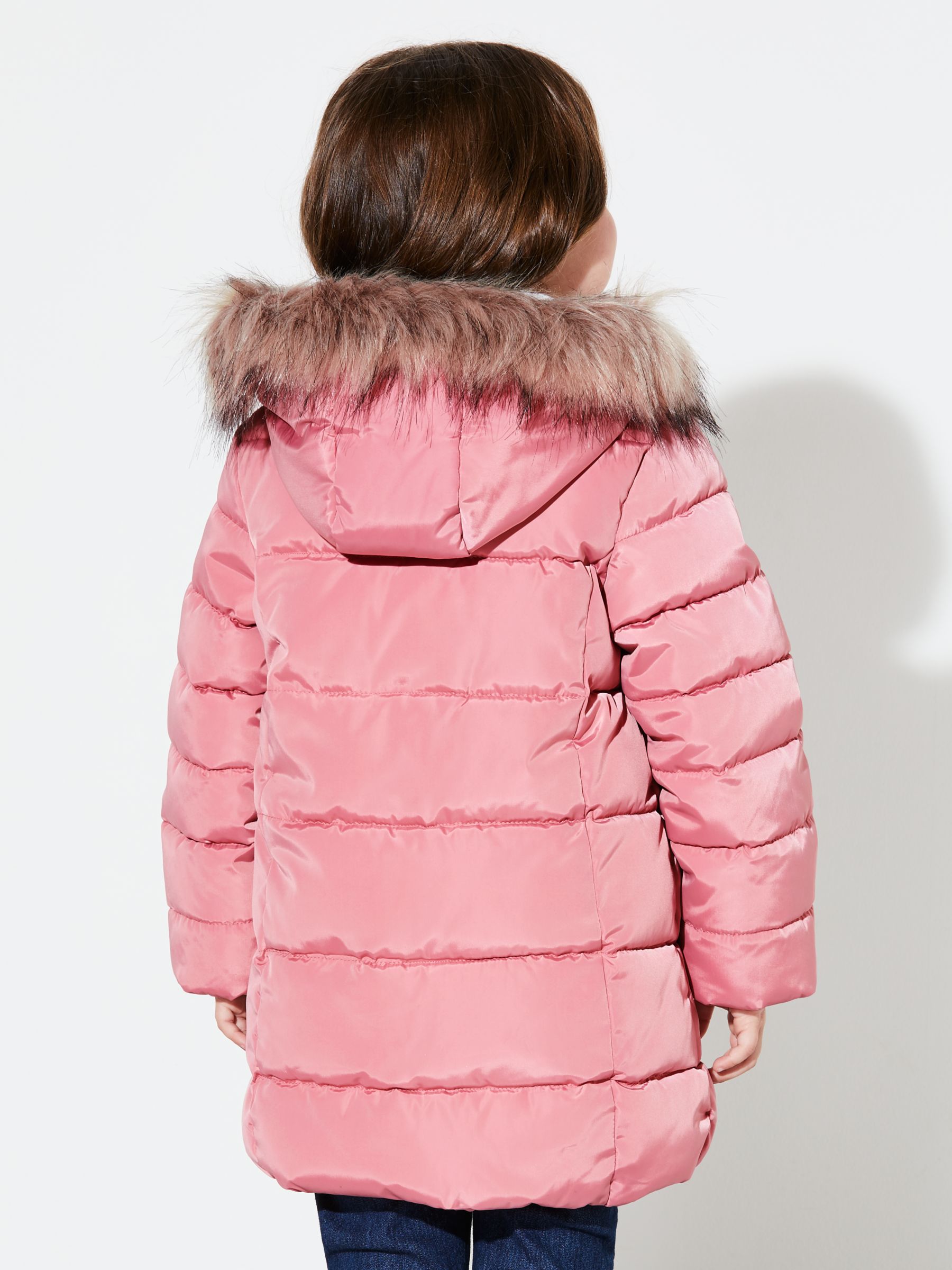 pink girls coat