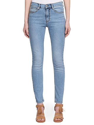 Whistles Skinny Jeans, Pale Blue