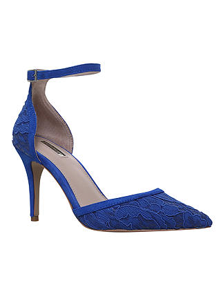 Carvela Gage Two Part Stiletto Court Shoes, Blue