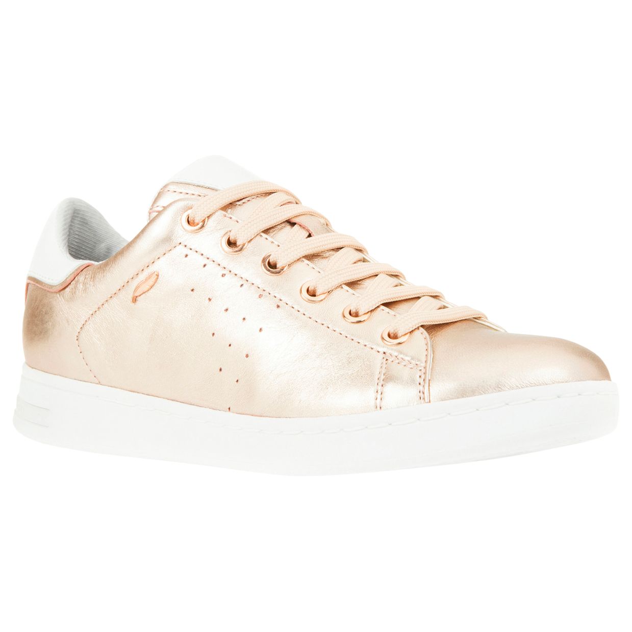 geox rose gold trainers