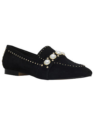 Carvela Leighton Embellished Loafers, Black
