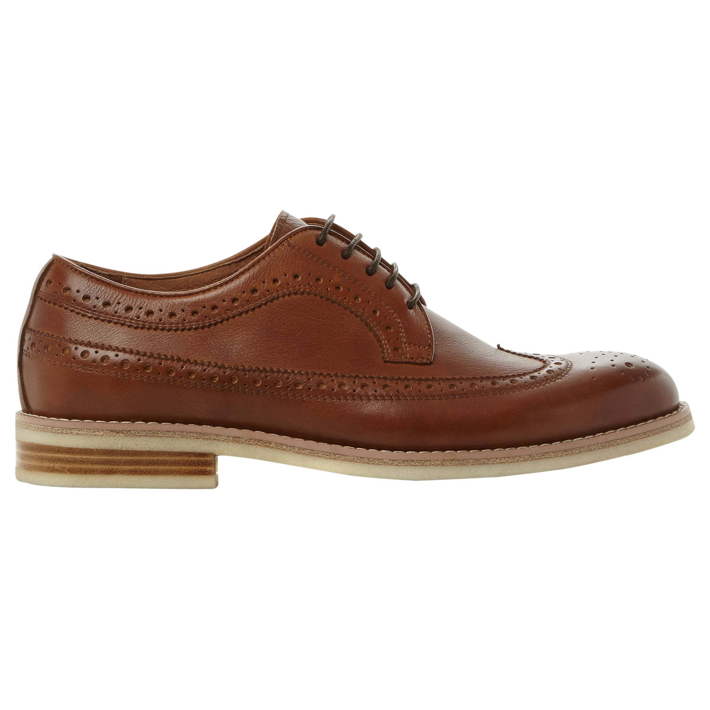 Bertie Pusha Leather Brogues, Tan