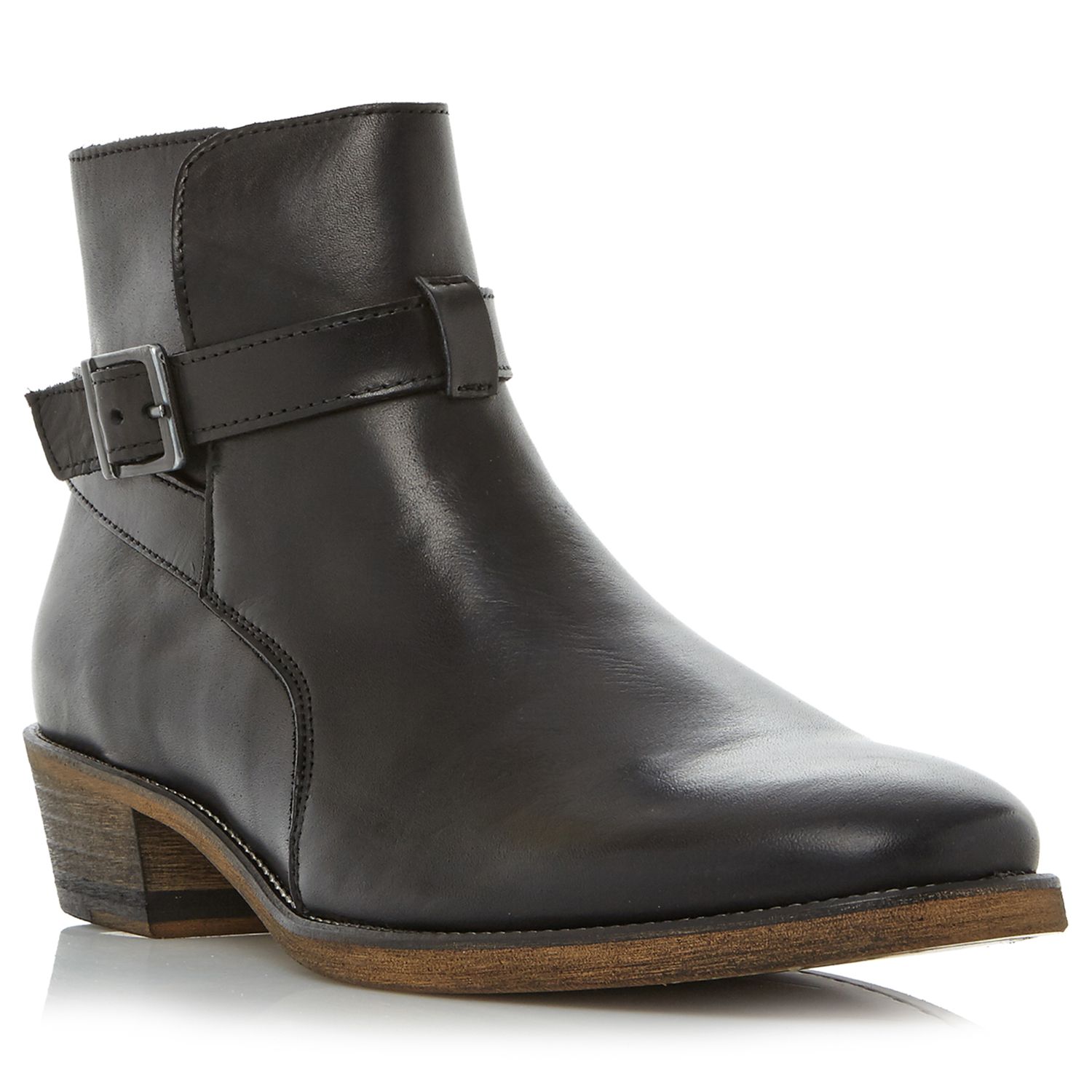 Bertie Cubaa Leather Boots, Black, 12