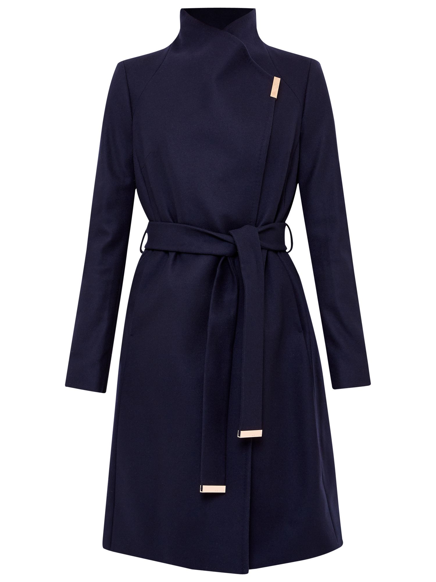 Ted Baker Fylio Long Wrap Coat at John Lewis & Partners