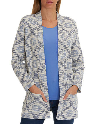 Betty Barclay Textured Jacket, Blue/White