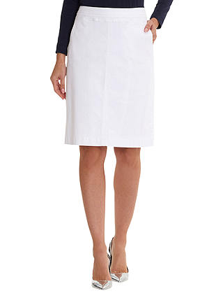 Betty Barclay Cotton Blend Pencil Skirt, Bright White