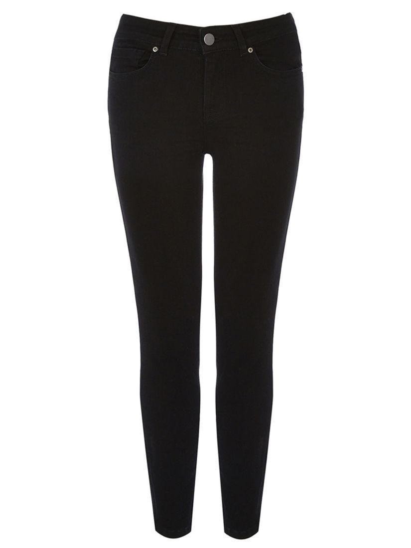 Oasis Isabella Skinny Cropped Jeans, Black