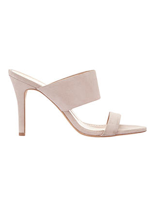 Mint Velvet Lillia Stiletto Mule Sandals, Light Pink