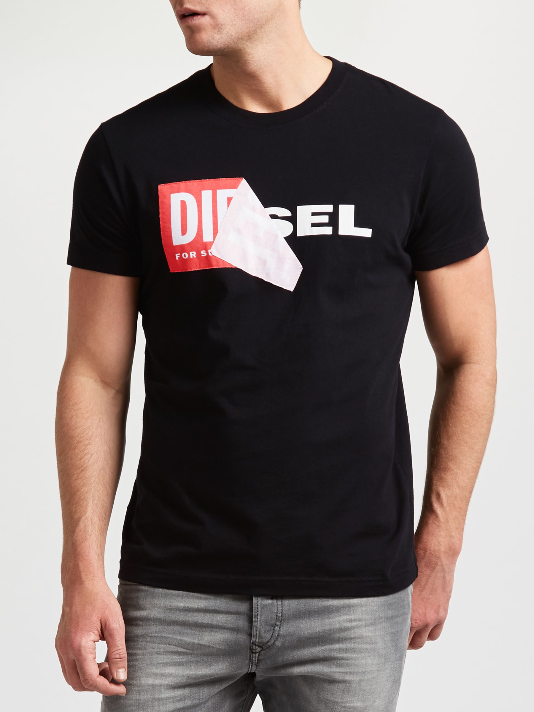 Diesel T-Diego QA T-Shirt, Black, L