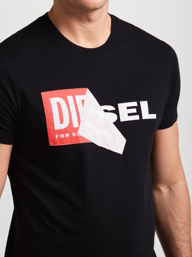 Diesel T Diego QA T Shirt Black L