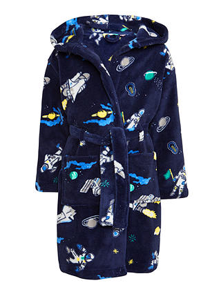 John Lewis & Partners Children's Space Robe, Blue