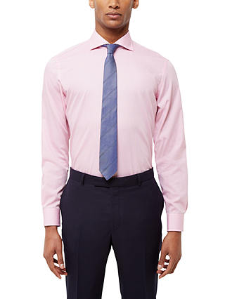 Jaeger Hammerhead Weave Regular Fit Shirt, Pink