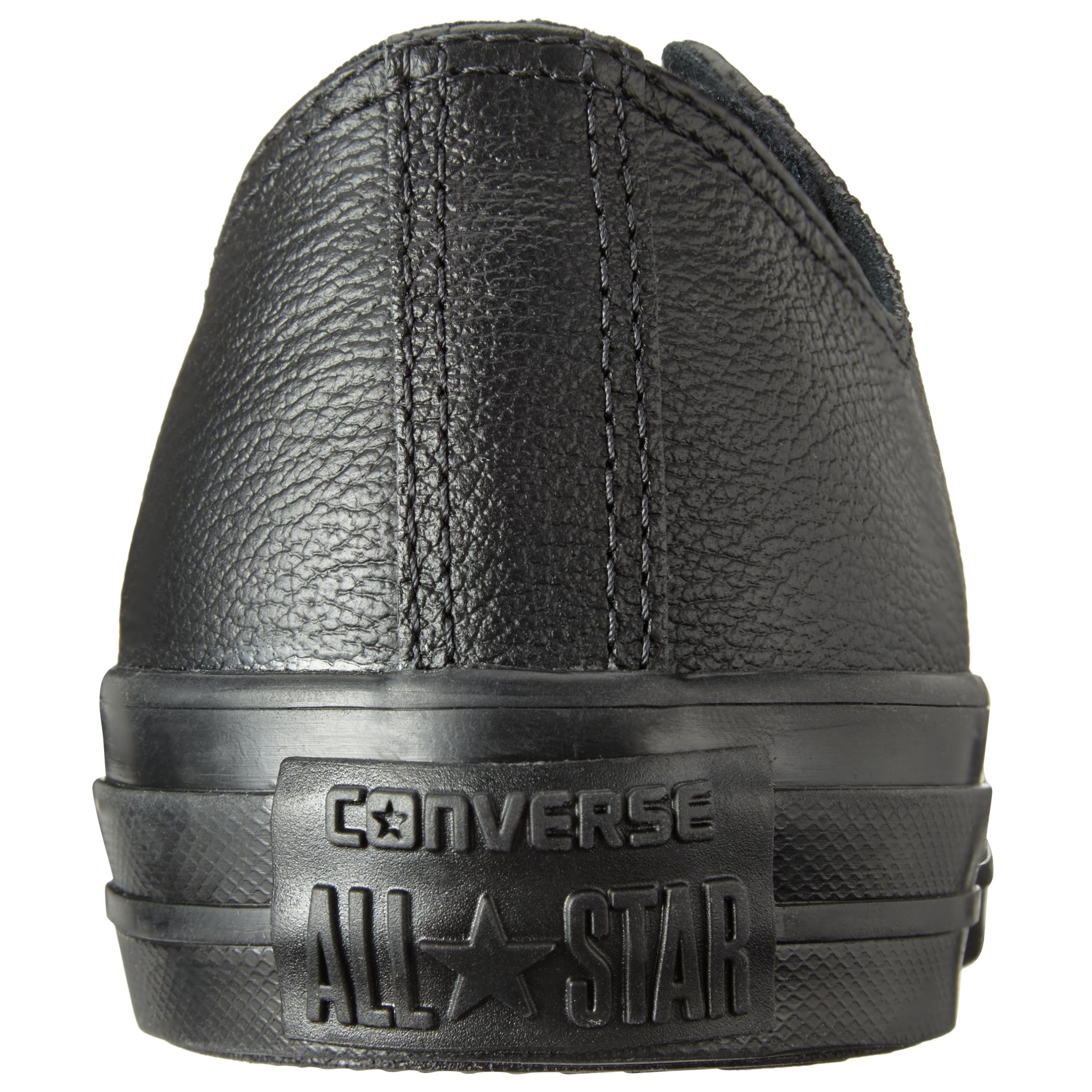 converse chuck taylor all star ox leather trainers black