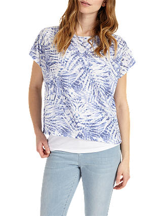 Phase Eight Jungle Print Top, Blues
