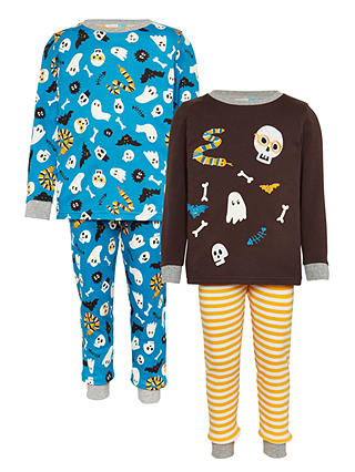 John Lewis & Partners Children's Halloween Pyjamas, Pack of 2